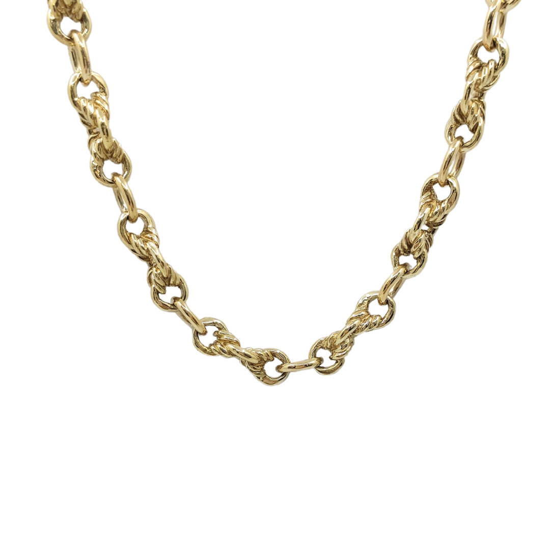 9ct Gold Fancy Oval Link Chain