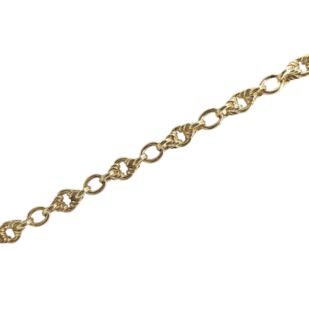 9ct Gold Fancy Oval Link Chain