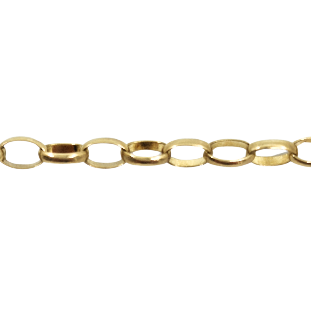 9ct Yellow Gold Belcher Chain 34"