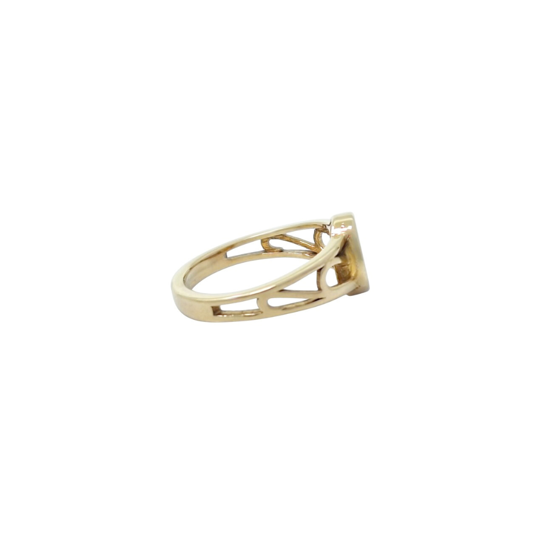 9ct Yellow Gold Children's Oval Signet Ring