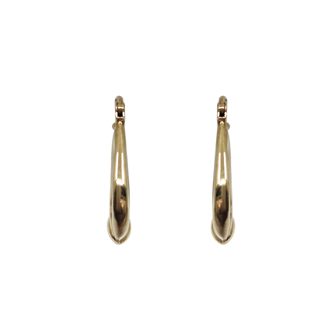 9ct Yellow Gold Creole Earrings