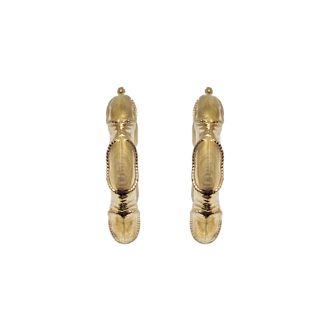 9ct Yellow Gold Creole Earrings