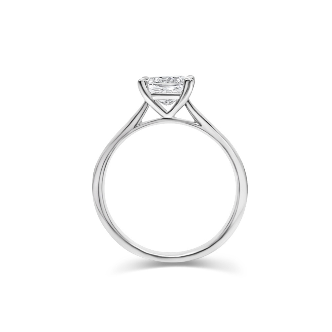 White Gold & Princess Cut Ethical Diamond Ring 1.00ct