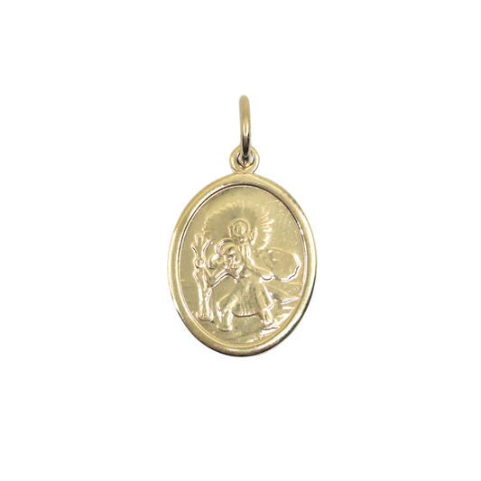 9ct Yellow Gold St Christopher