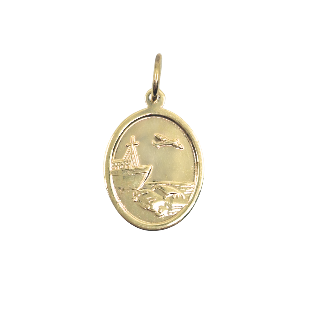 9ct Yellow Gold St Christopher