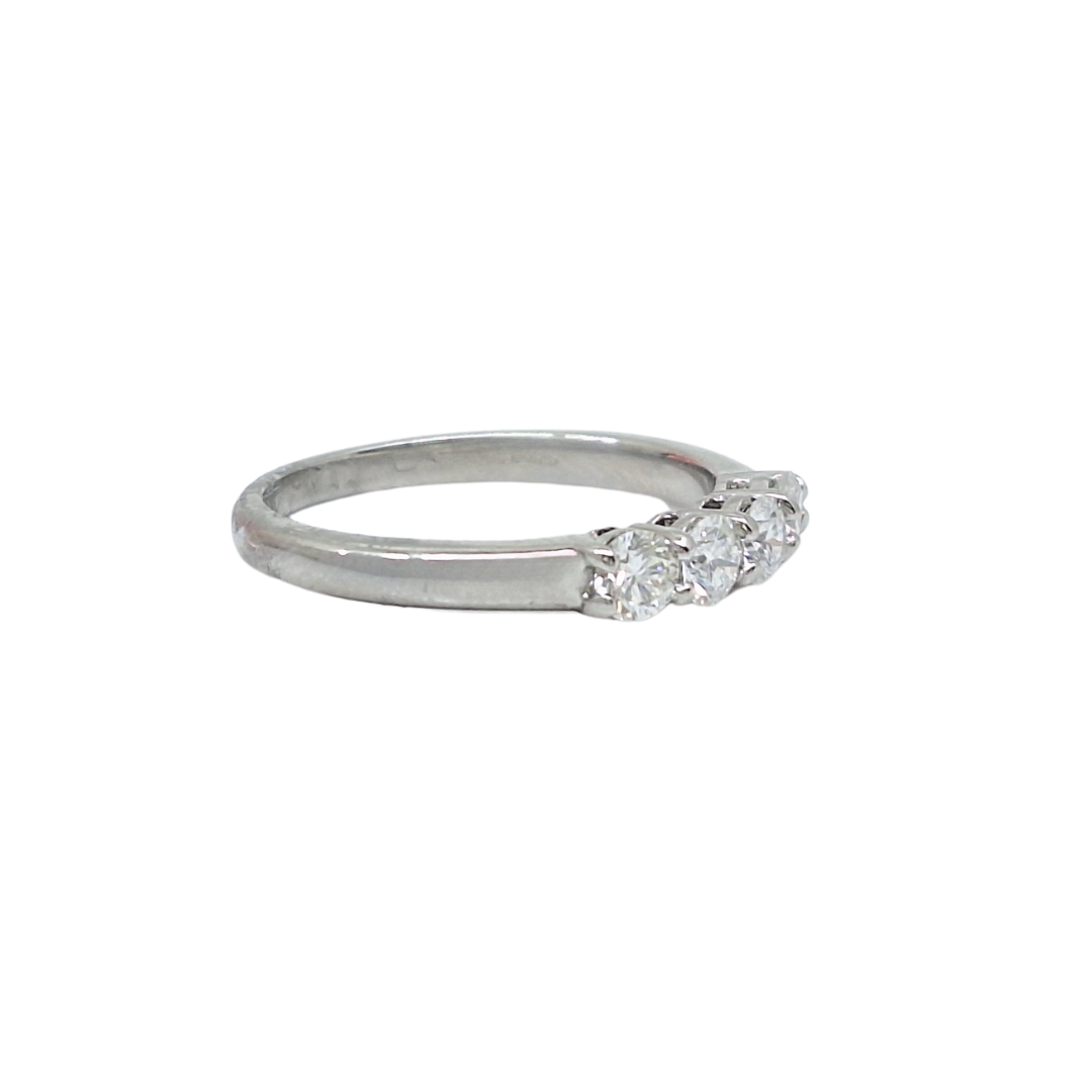 18ct White Gold Four Stone Diamond Ring 0.50ct