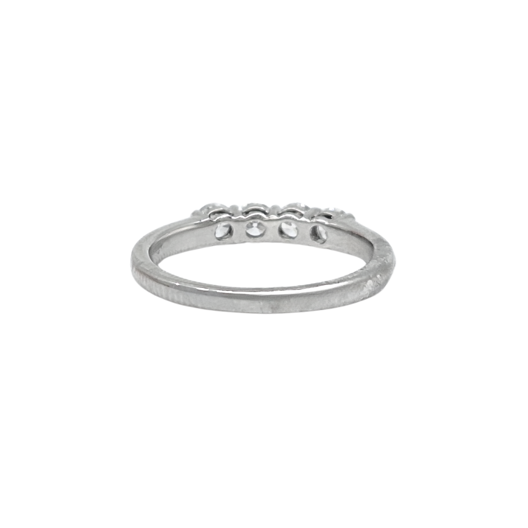 18ct White Gold Four Stone Diamond Ring 0.50ct