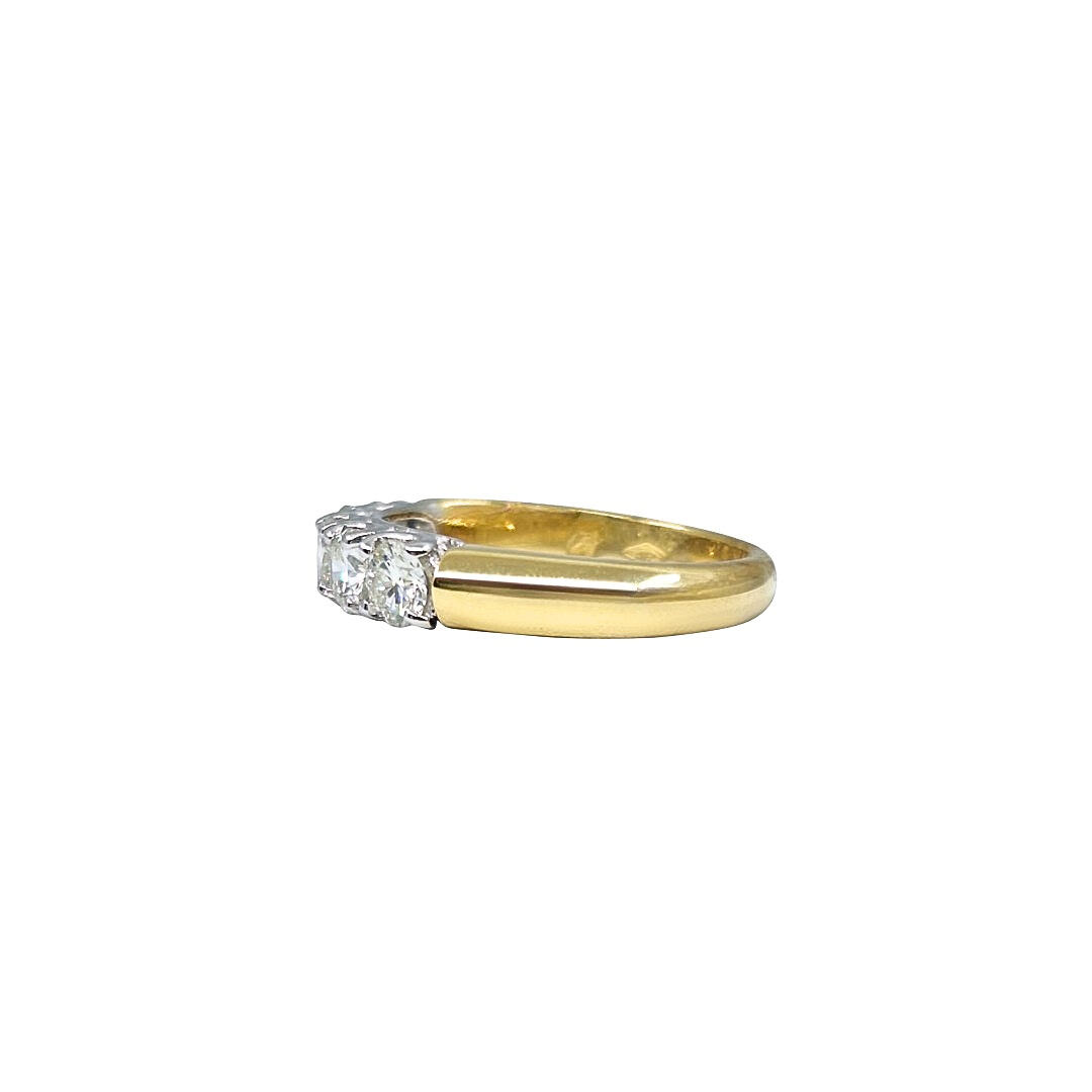 18ct Yellow Gold Five Stone Diamond Ring