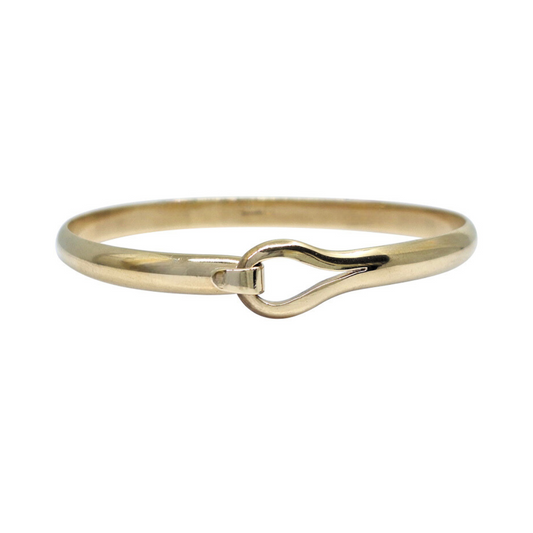 9ct Yellow Gold Hook Bangle