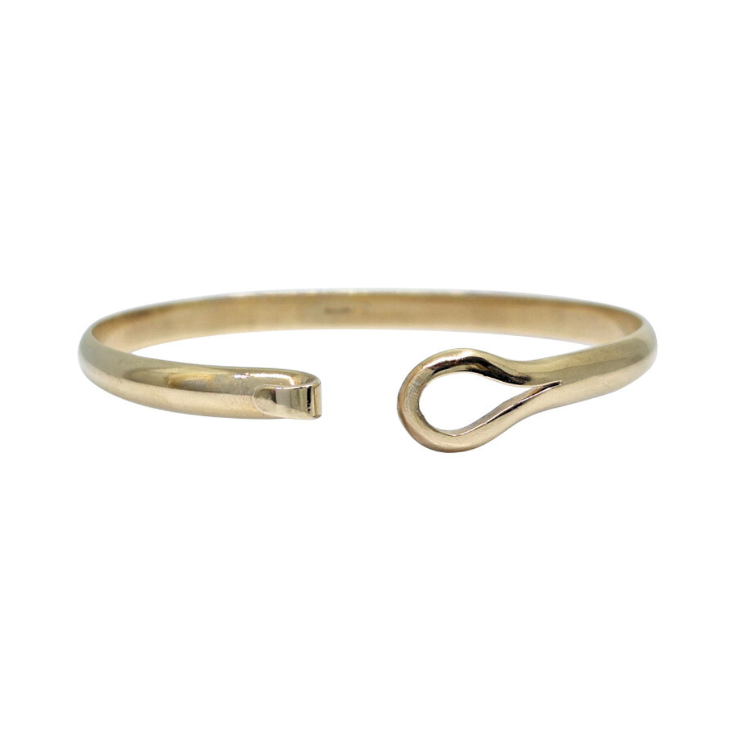 9ct Yellow Gold Hook Bangle