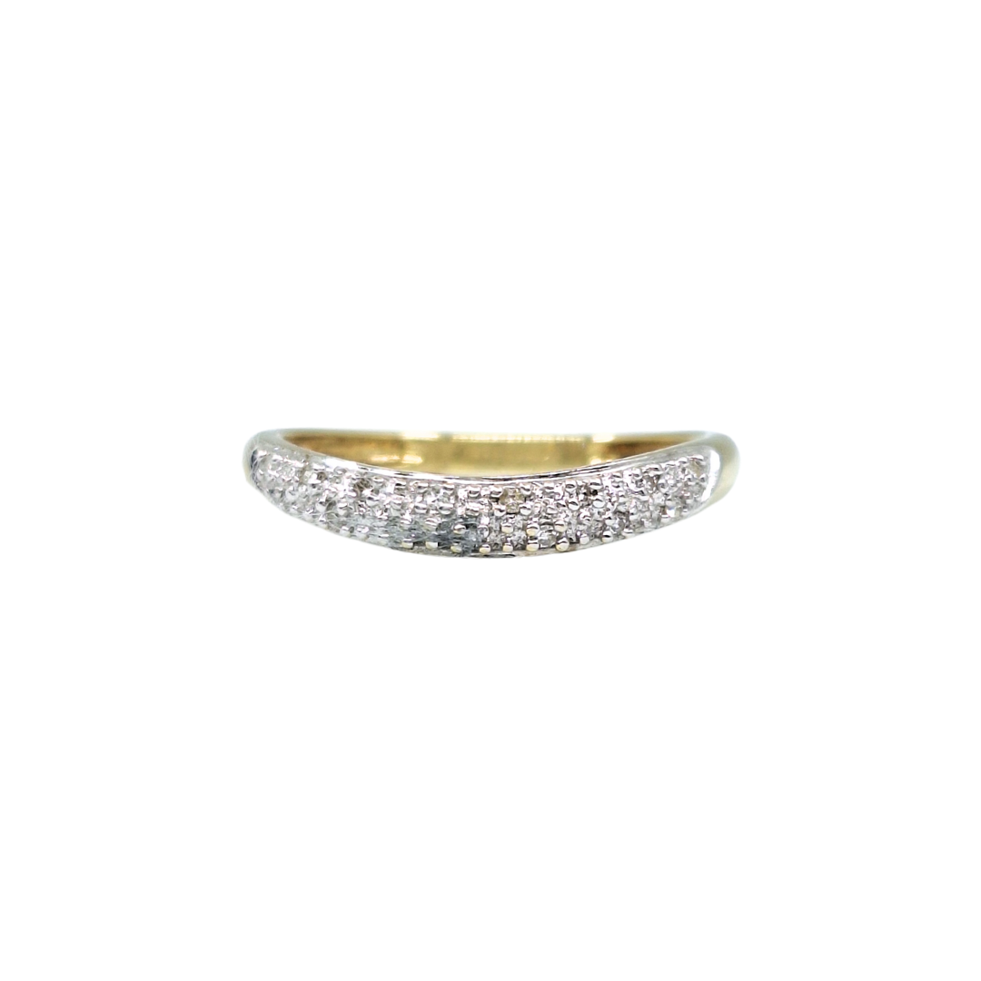 9ct Yellow Gold Diamond Eternity Ring