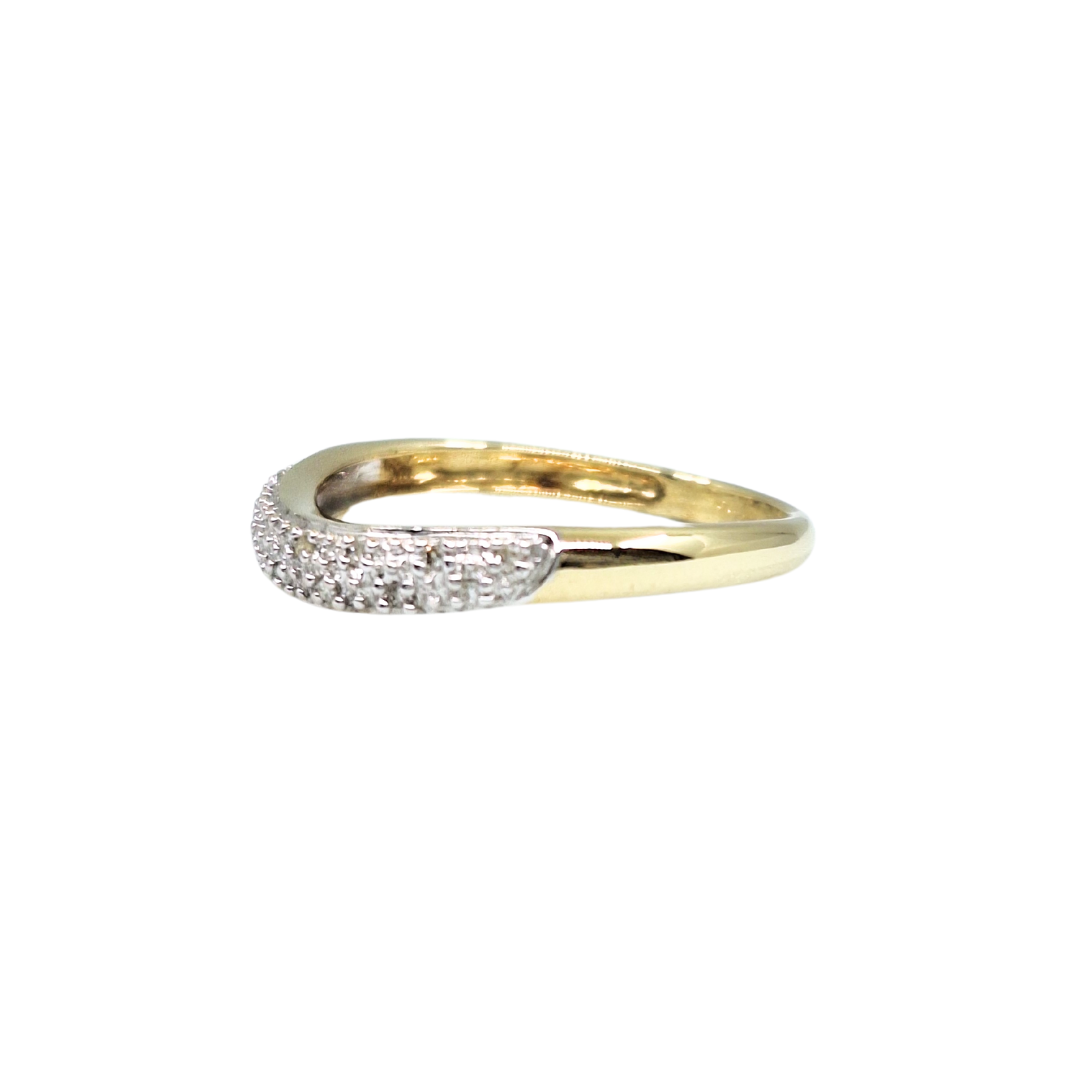 9ct Yellow Gold Diamond Eternity Ring