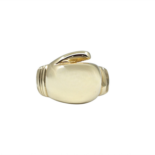 9ct Yellow Gold Boxing Glove Ring