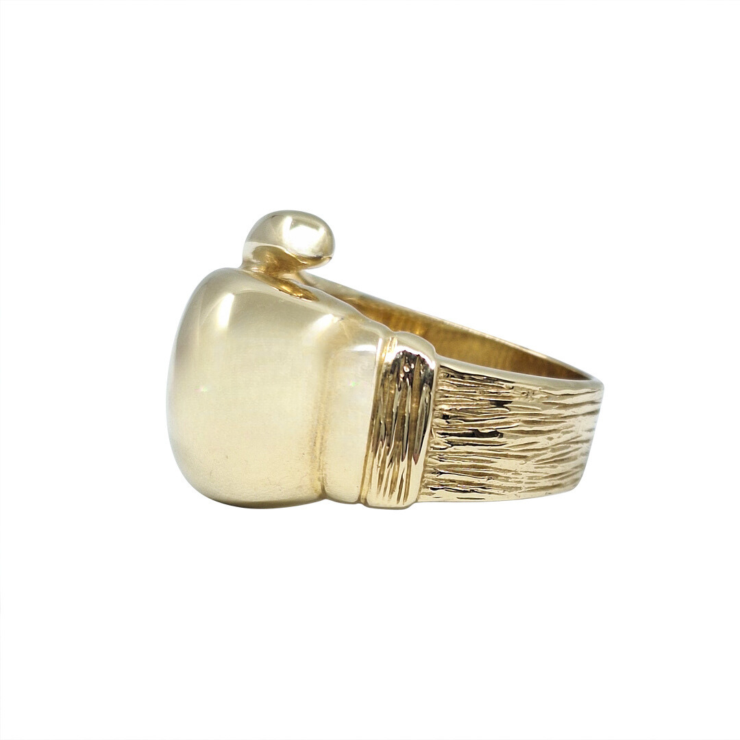 9ct Yellow Gold Boxing Glove Ring