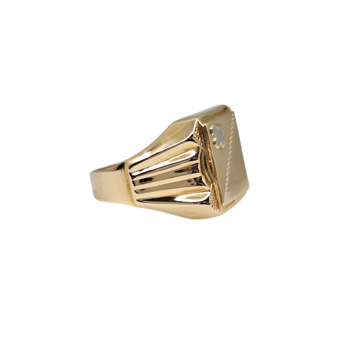 18ct Yellow Gold Signet Ring