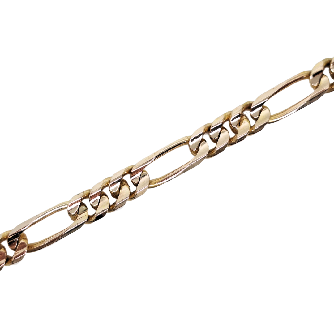 9ct Gold Figaro Bracelet