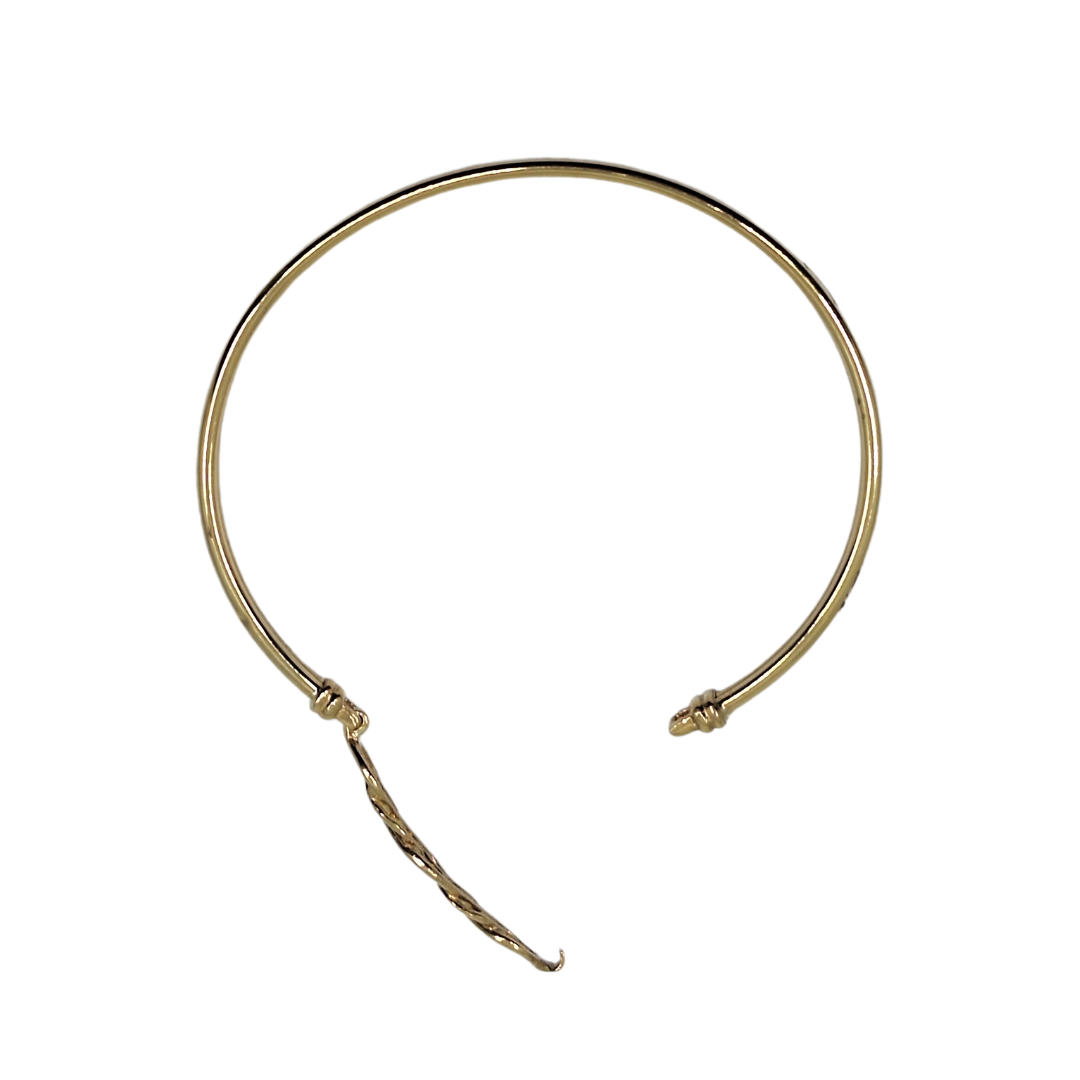 9ct Yellow Gold Celtic Bangle