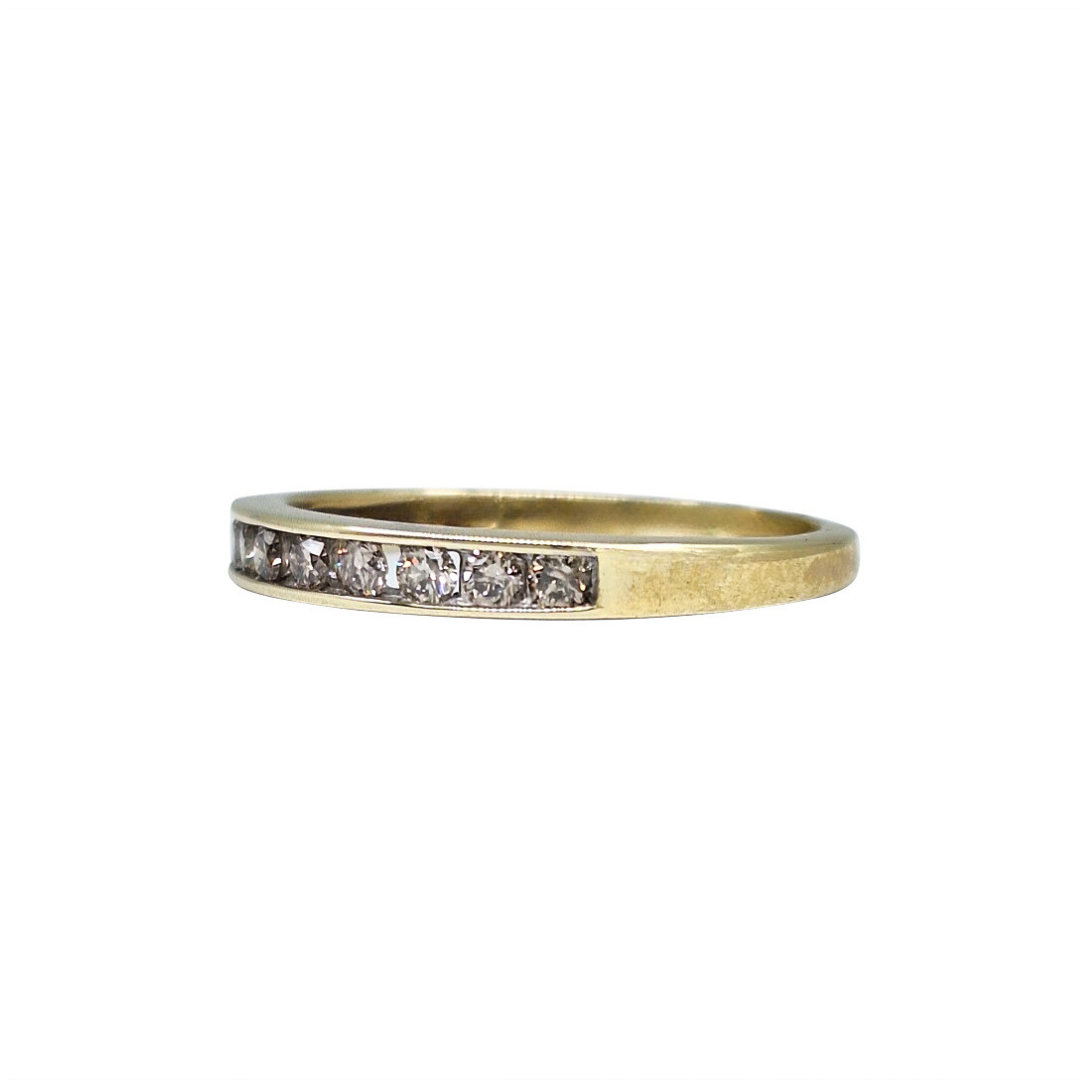 9ct Yellow Gold Diamond Eternity Ring