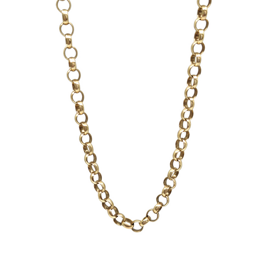 9ct Yellow Gold Belcher Chain 22"