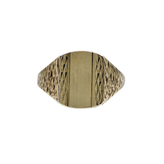 9ct Yellow Gold Signet Ring