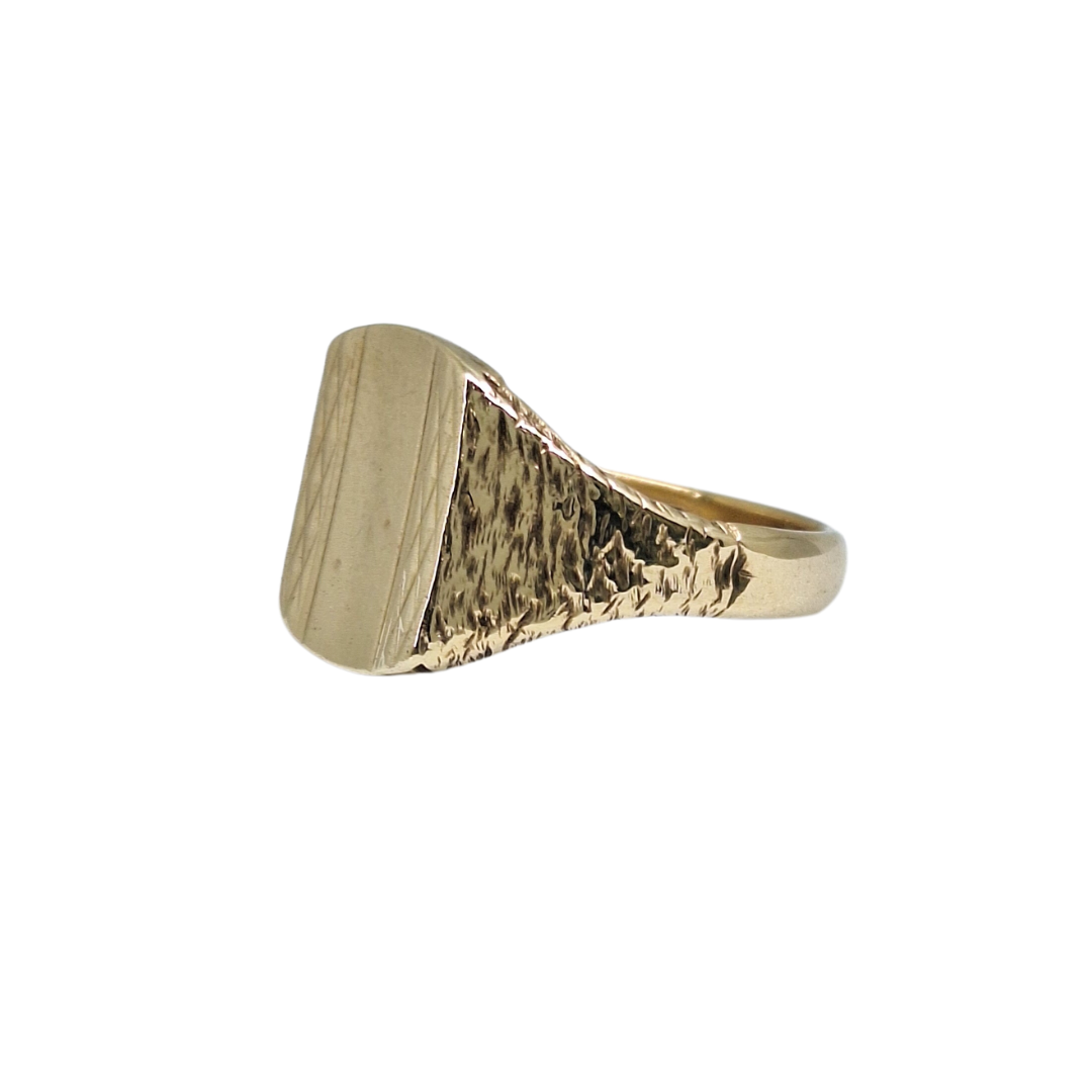 9ct Yellow Gold Signet Ring