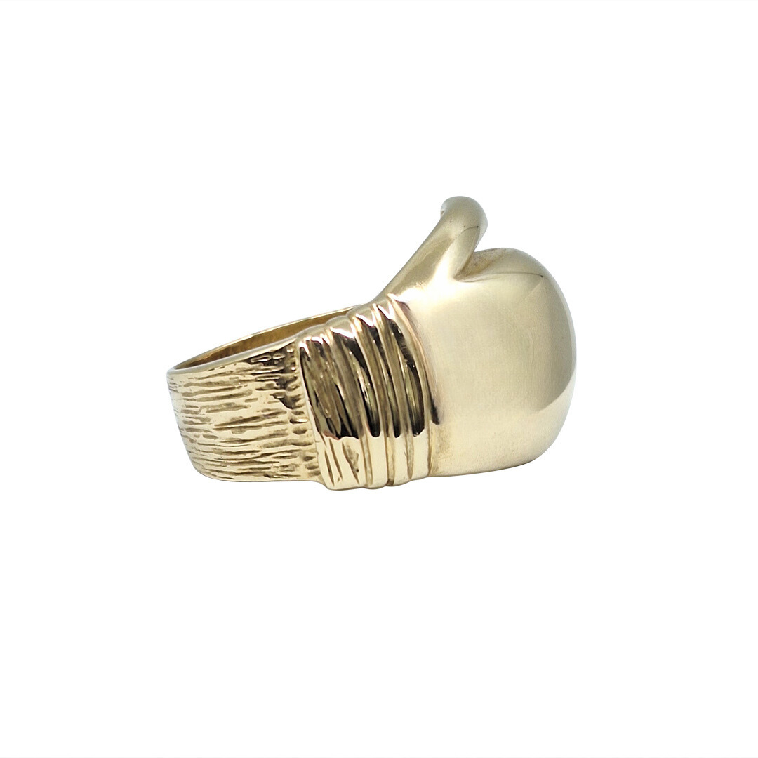 9ct Yellow Gold Boxing Glove Ring