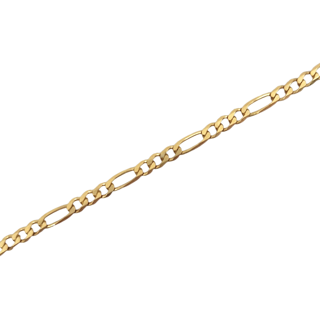 9ct Yellow Gold Figaro Chain 20"