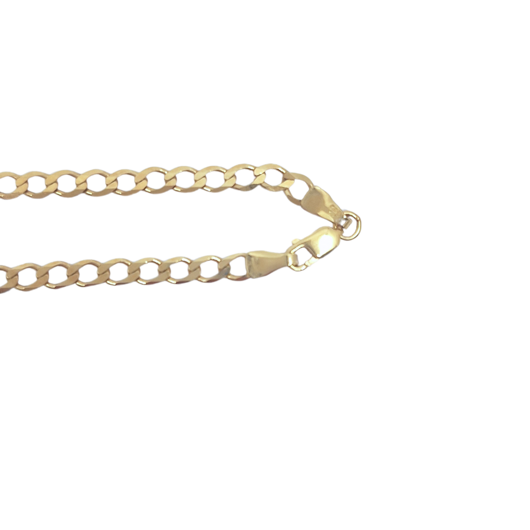 9ct Yellow Gold Curb Chain 20"