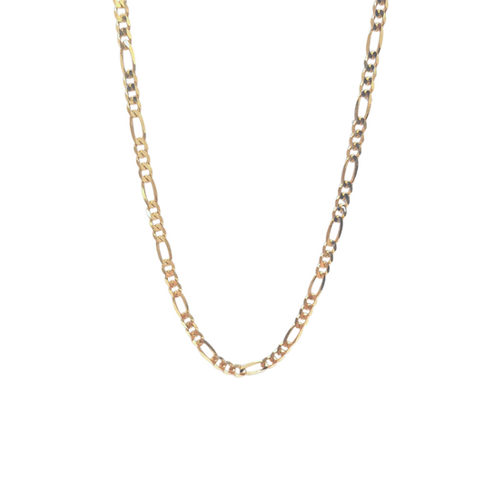 9ct Yellow Gold Figaro Chain 22"