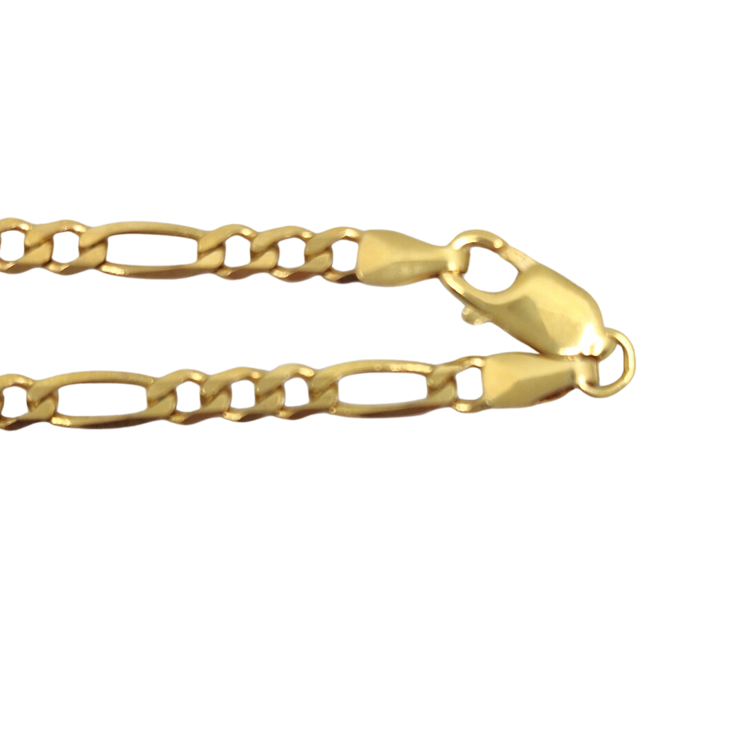 9ct Yellow Gold Figaro Chain 24"