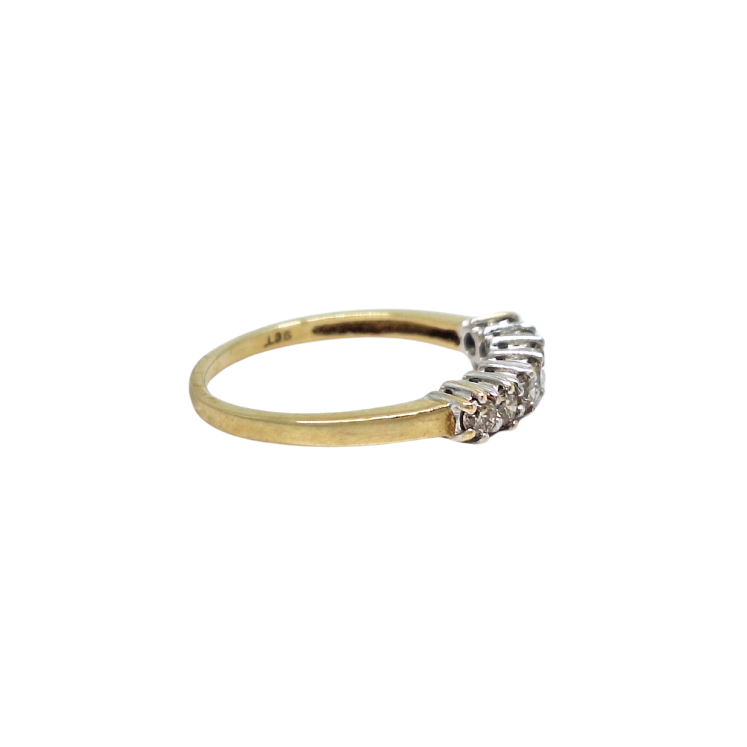 9ct Yellow Gold Diamond Eternity Ring
