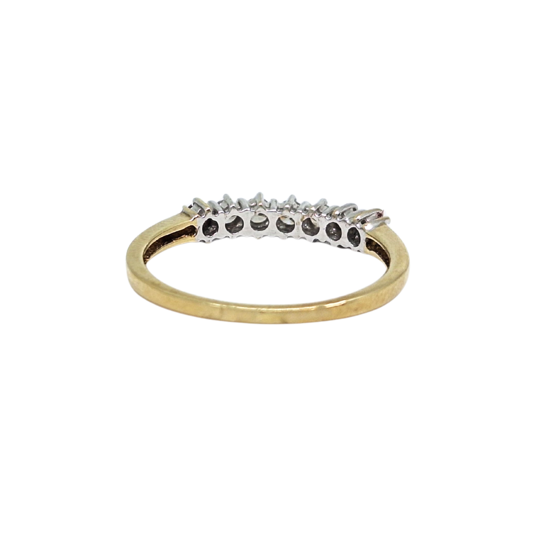 9ct Yellow Gold Diamond Eternity Ring
