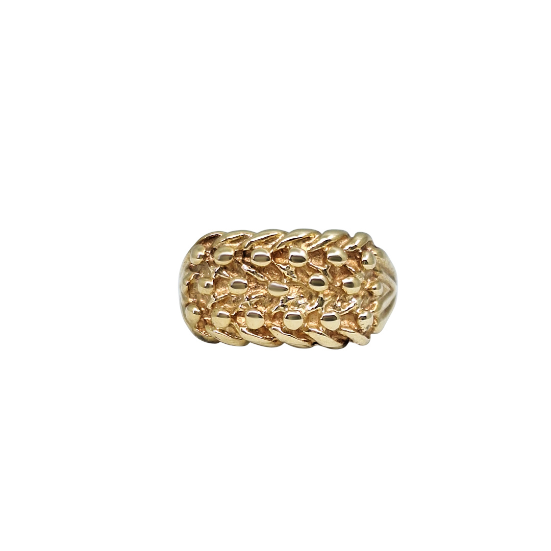 9ct Yellow Gold Keeper Ring