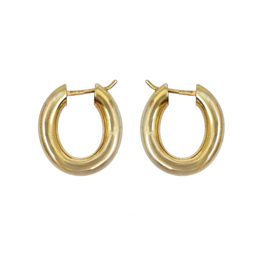 9ct Yellow Gold Hoop earrings