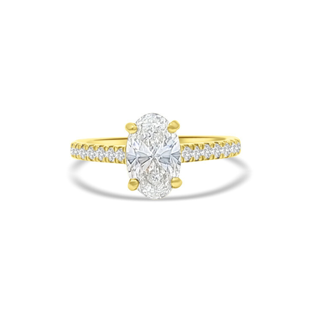 18ct Yellow Gold Ethical Diamond Ring 1.20ct