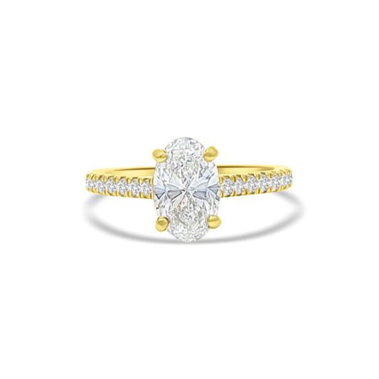 18ct Yellow Gold Ethical Diamond Ring 1.20ct