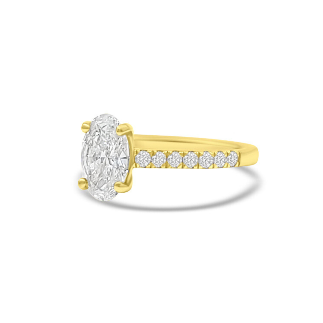 18ct Yellow Gold Ethical Diamond Ring 1.20ct