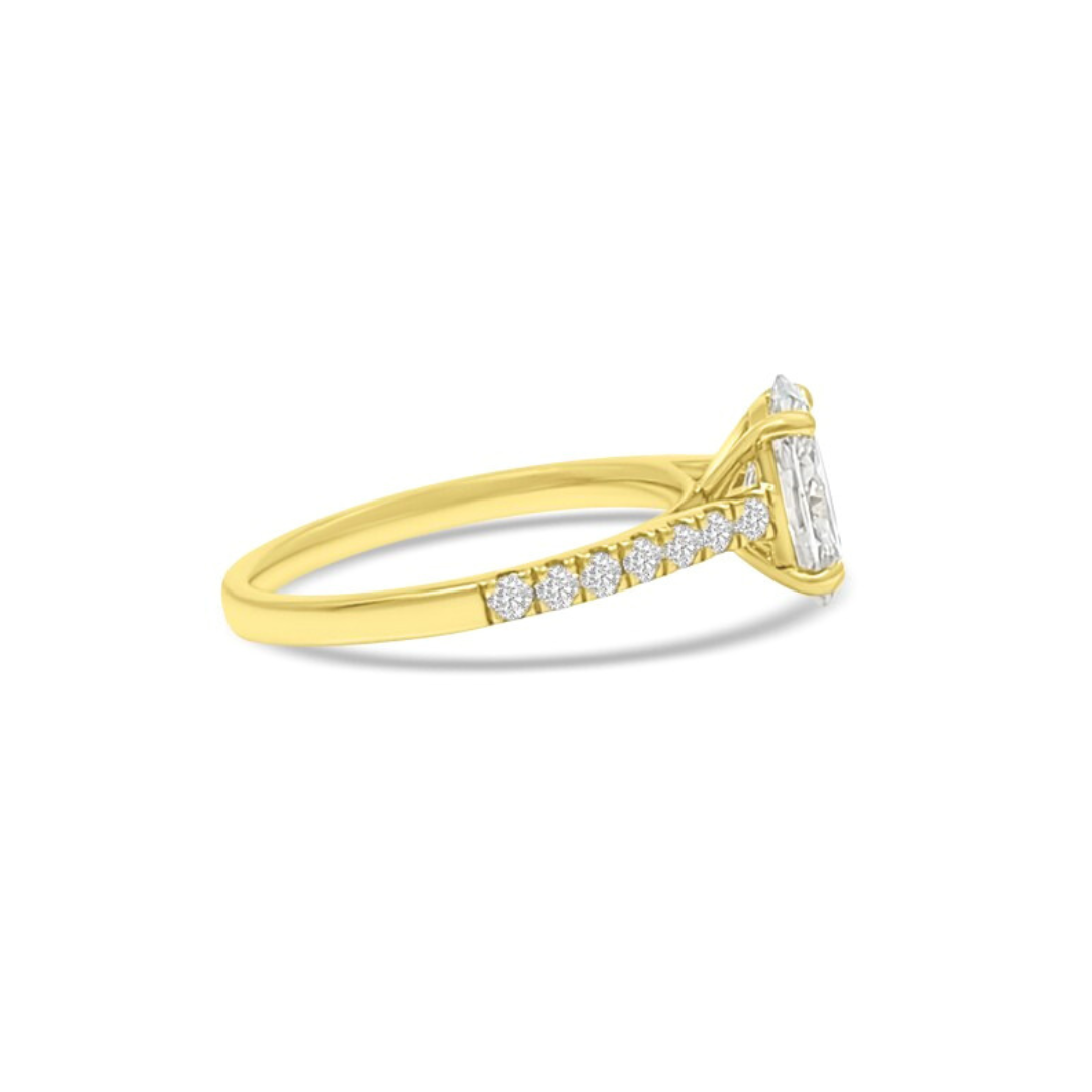18ct Yellow Gold Ethical Diamond Ring 1.20ct