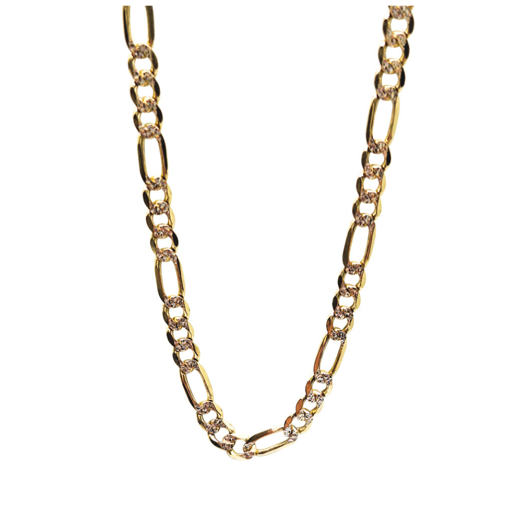 9ct Yellow Gold Figaro Chain 18"