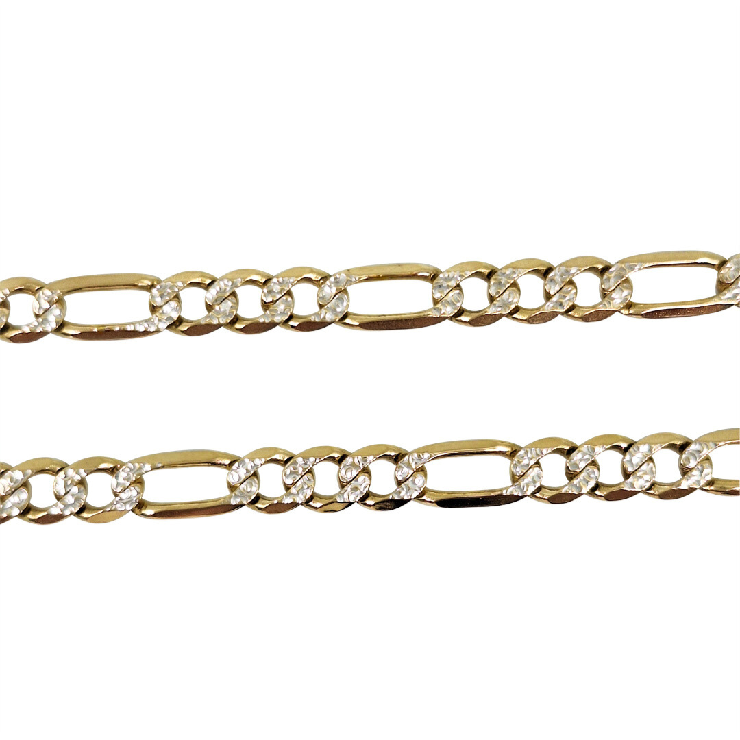 9ct Yellow Gold Figaro Chain 18"