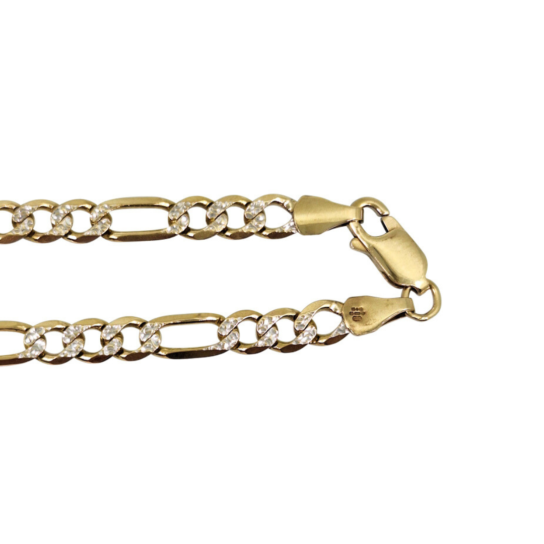 9ct Yellow Gold Figaro Chain 18"