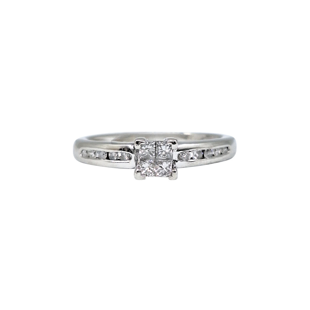 Platinum Princess Cut Diamond Ring