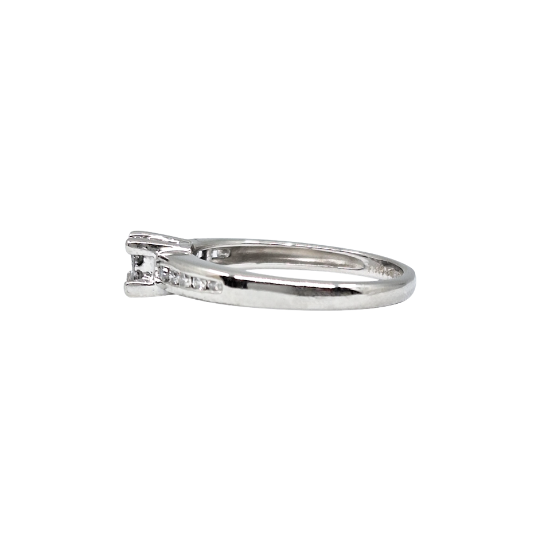 Platinum Princess Cut Diamond Ring