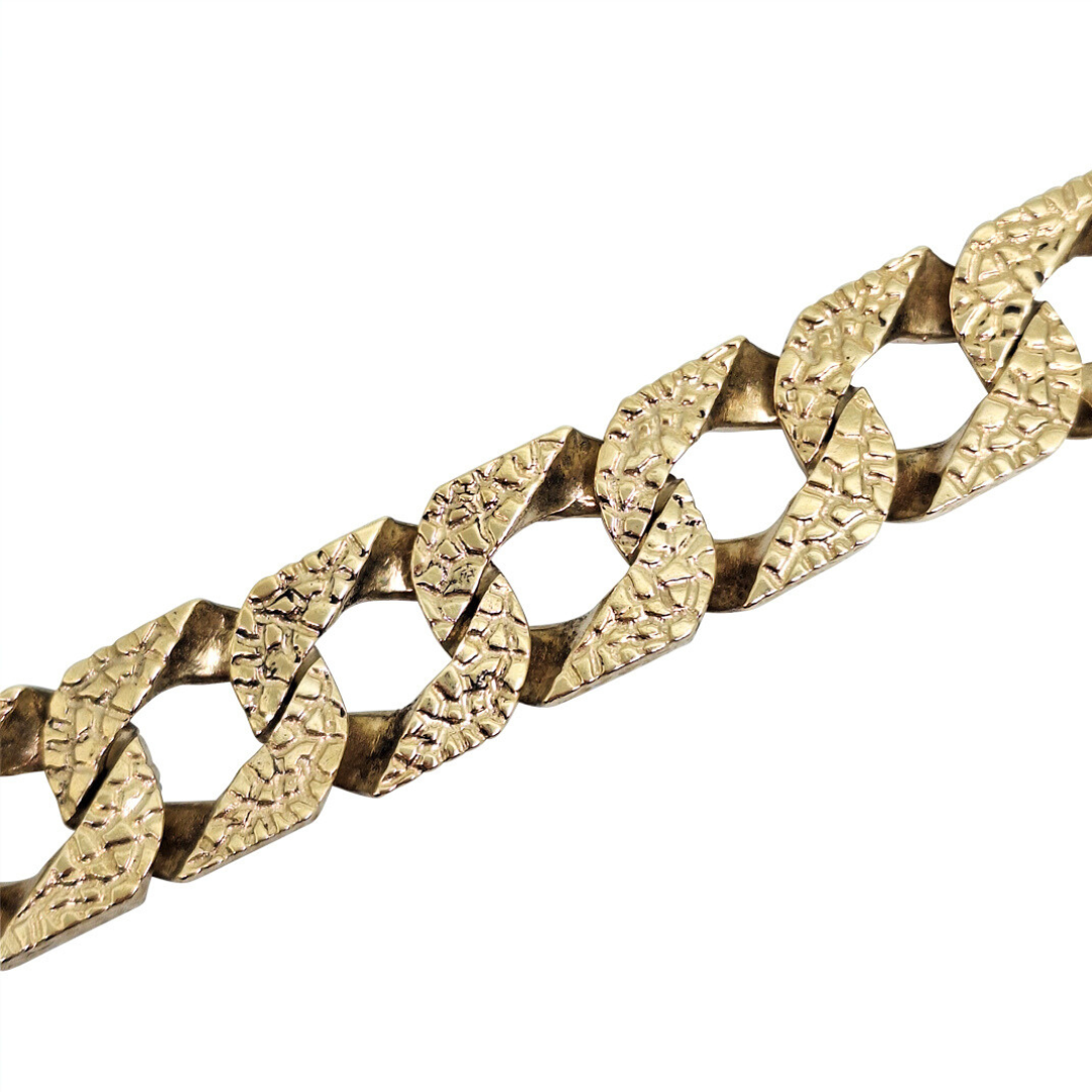 9ct Yellow Gold Chaps Bracelet