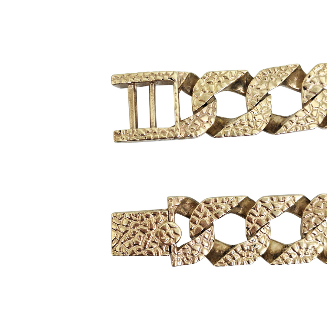 9ct Yellow Gold Chaps Bracelet