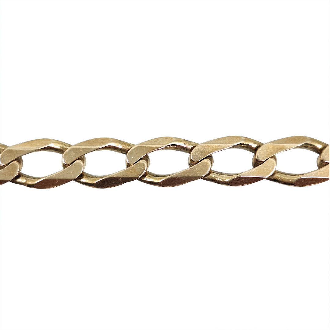 9ct Yellow Gold Curb Bracelet