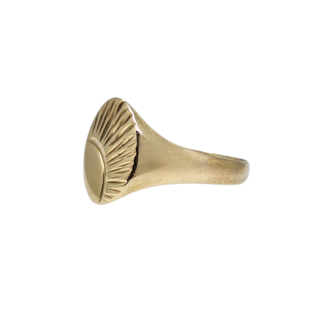 9ct Yellow Gold Signet Ring