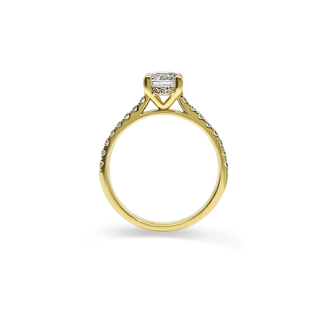 Yellow Gold & Ethical Diamond Ring 1.25ct