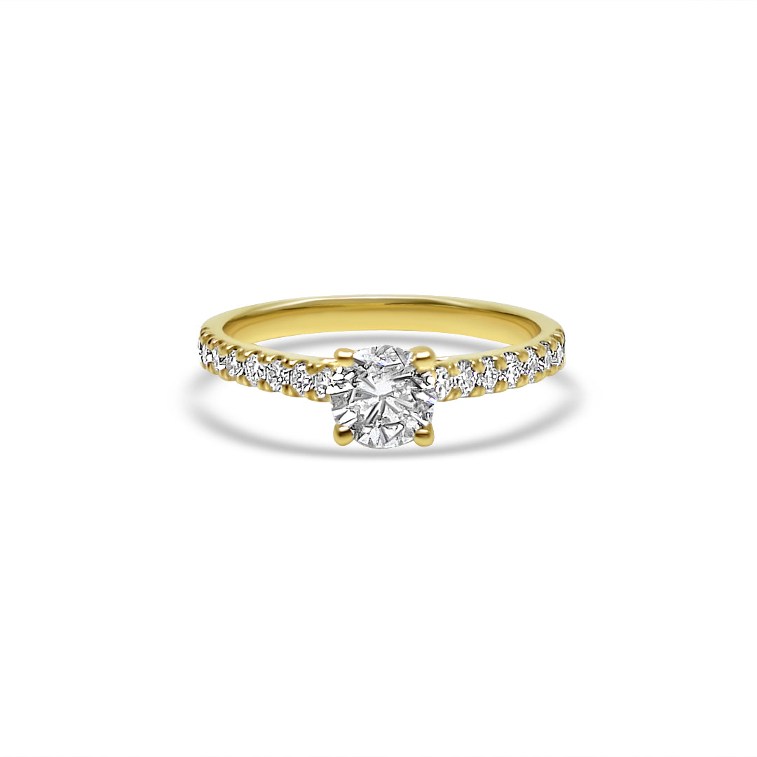 Yellow Gold & Ethical Diamond Ring 1.00ct