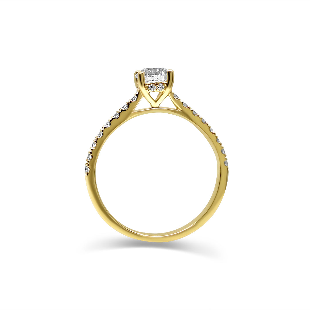 Yellow Gold & Ethical Diamond Ring 1.00ct
